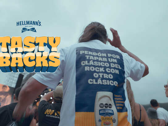 'Tasty Backs'  Turning Festival Backs into a Groundbreaking Ad Medium