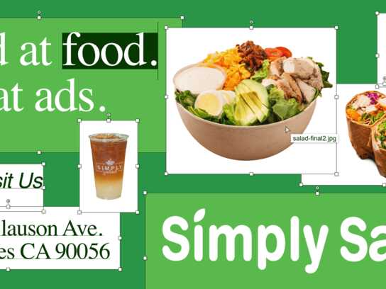 Good at Food.  Bad at Ads.