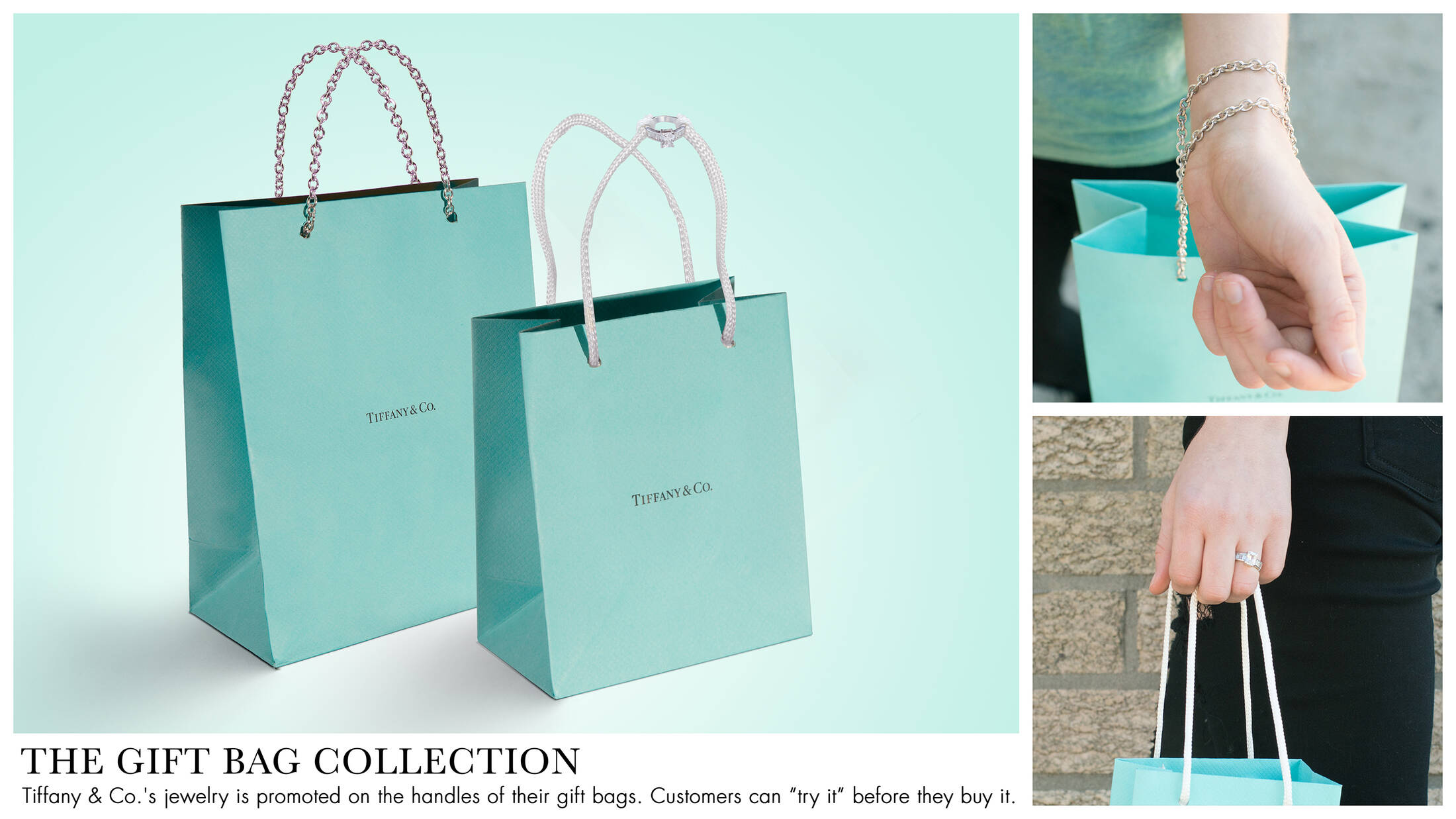 Tiffany Co Gift Bag Stock Photo - Download Image Now - Gift Bag