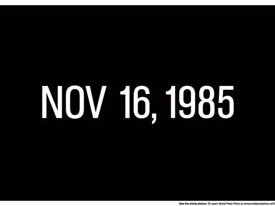 Important Dates - Nov 16985