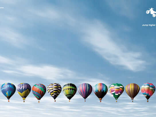 Hot air balloons