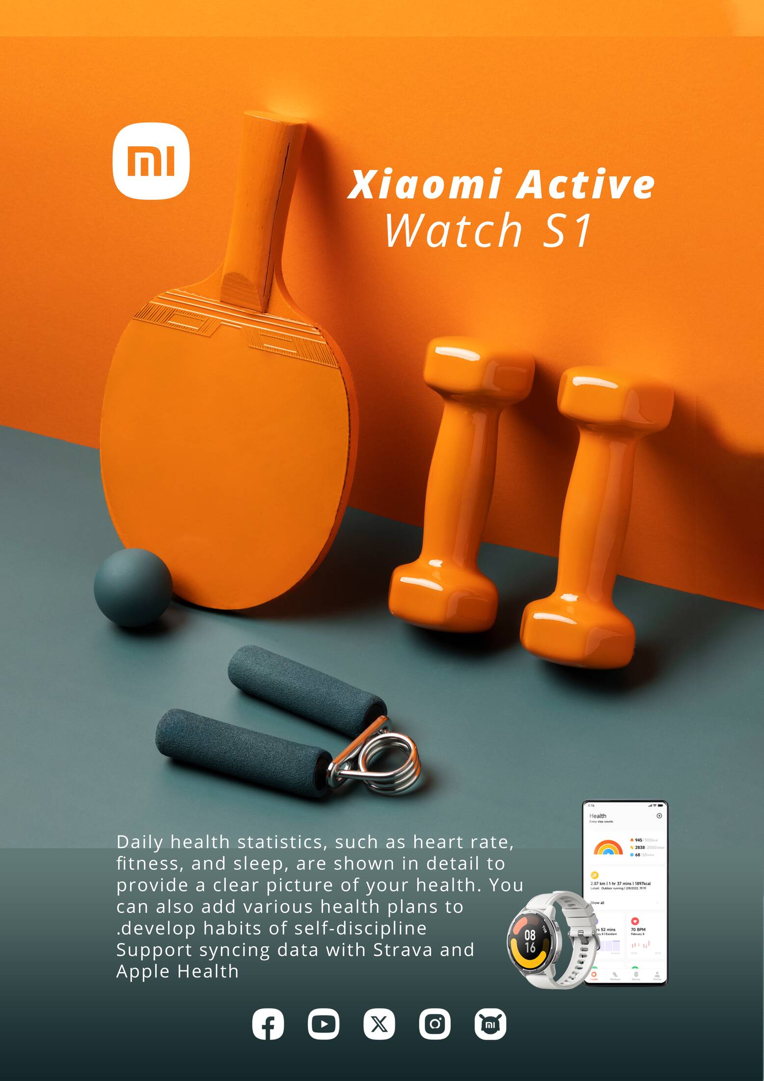 Style Up Your Fitness with Xiaomi Watch S1 Active 