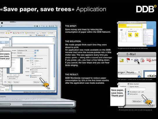 Save paper application