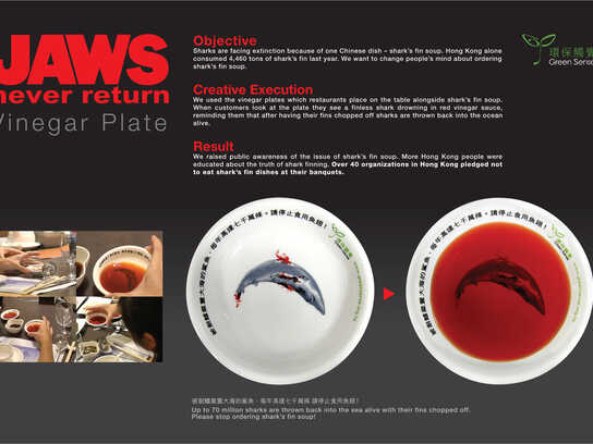 Jaws never return Vinegar Plate, Jaws never return Tissue...