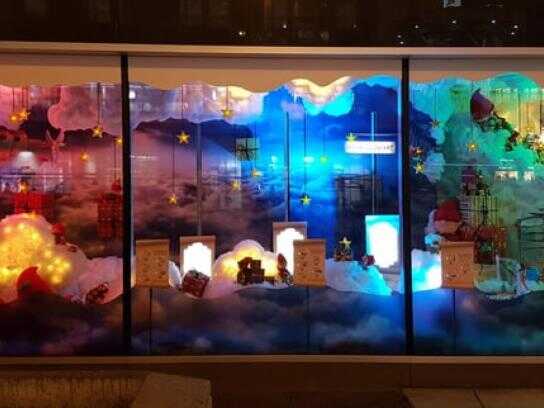 Interactive Christmas Window