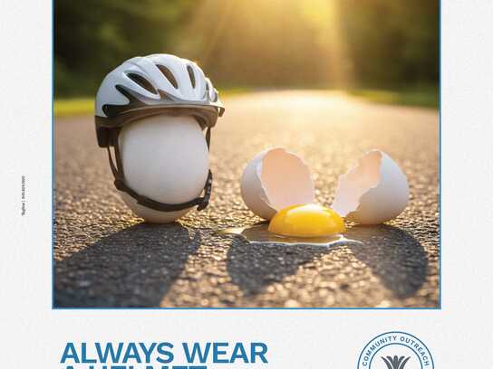 ALWAYS WEAR A HELMET.