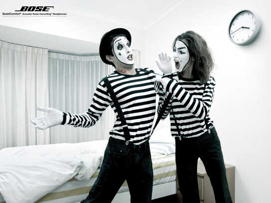 Mimes, Quarelling couple, Mimes, Painful waxing, Mimes, C...