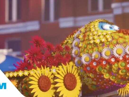 Bluey and the flower parade
