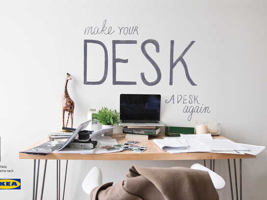 Desk, Chair, Couch