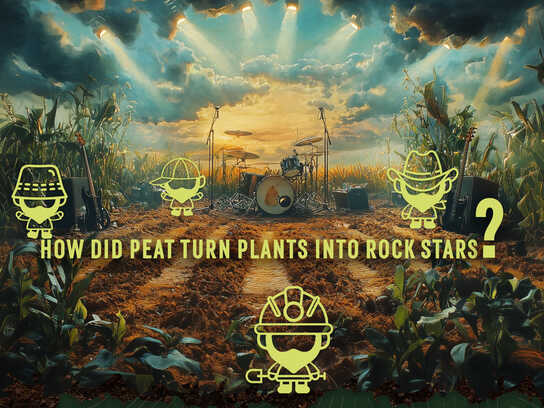  How did peat turn plants into rock stars?