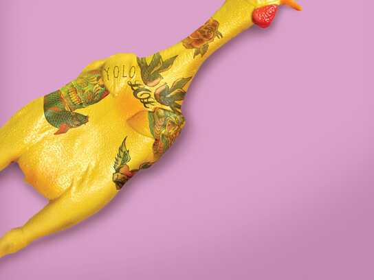 Rubber Chicken, Groucho Glasses, Chatter Teeth