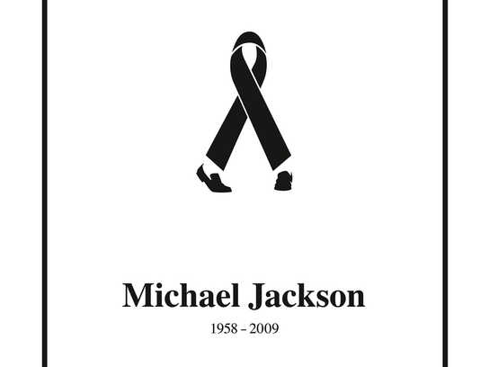 Black Ribbon Michael Jackson