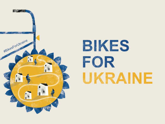 Promo video for Bikes 4 Ukraine campaign