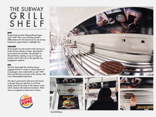 The Subway Grill Shelf