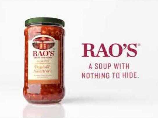 Rao’s Soup, A Soup with Nothing to Hide