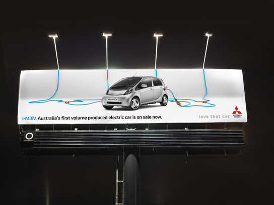 iMiEV Electric Billboard