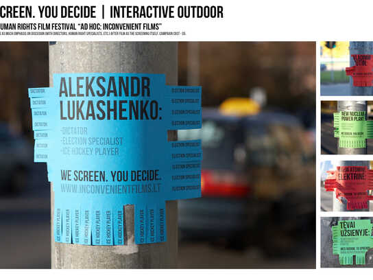 Inconvenient Films  We screen. You decide.