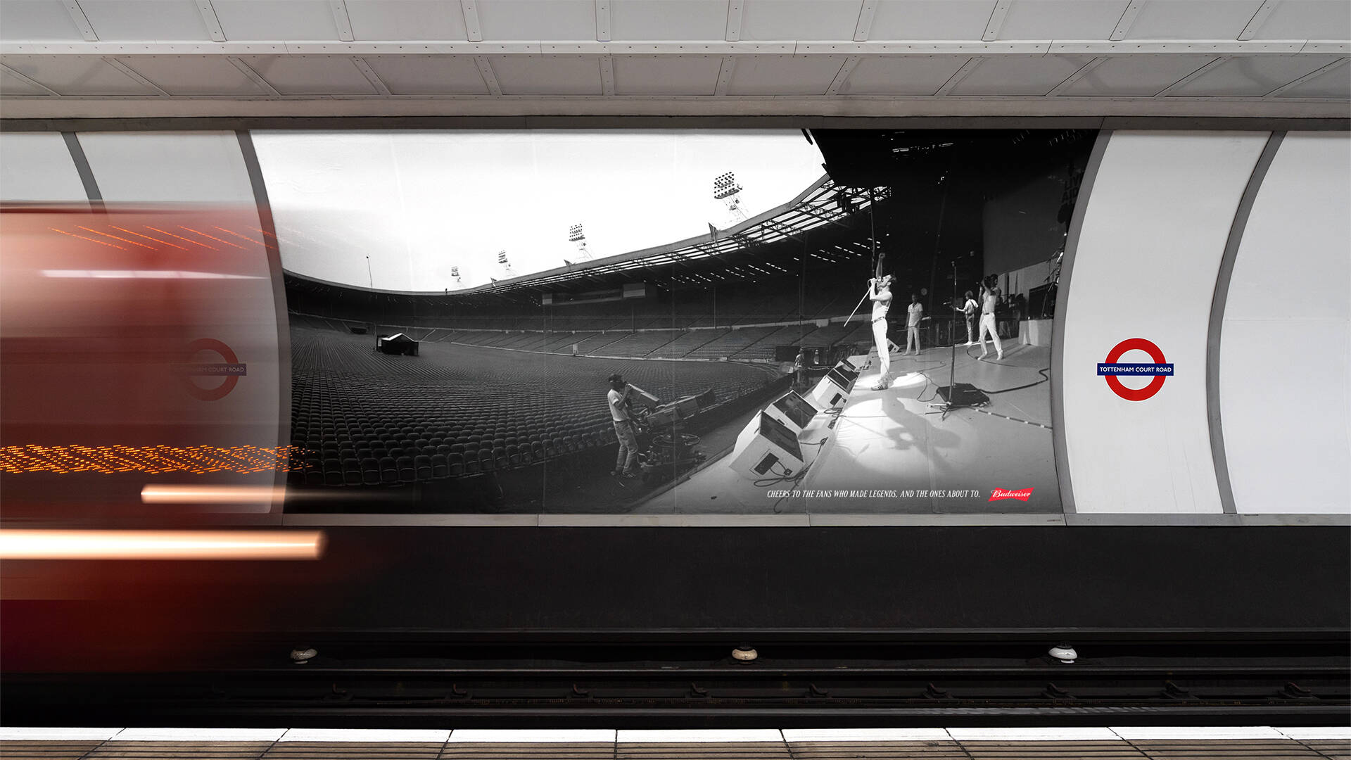 Budweiser No Fans campaign visual 1