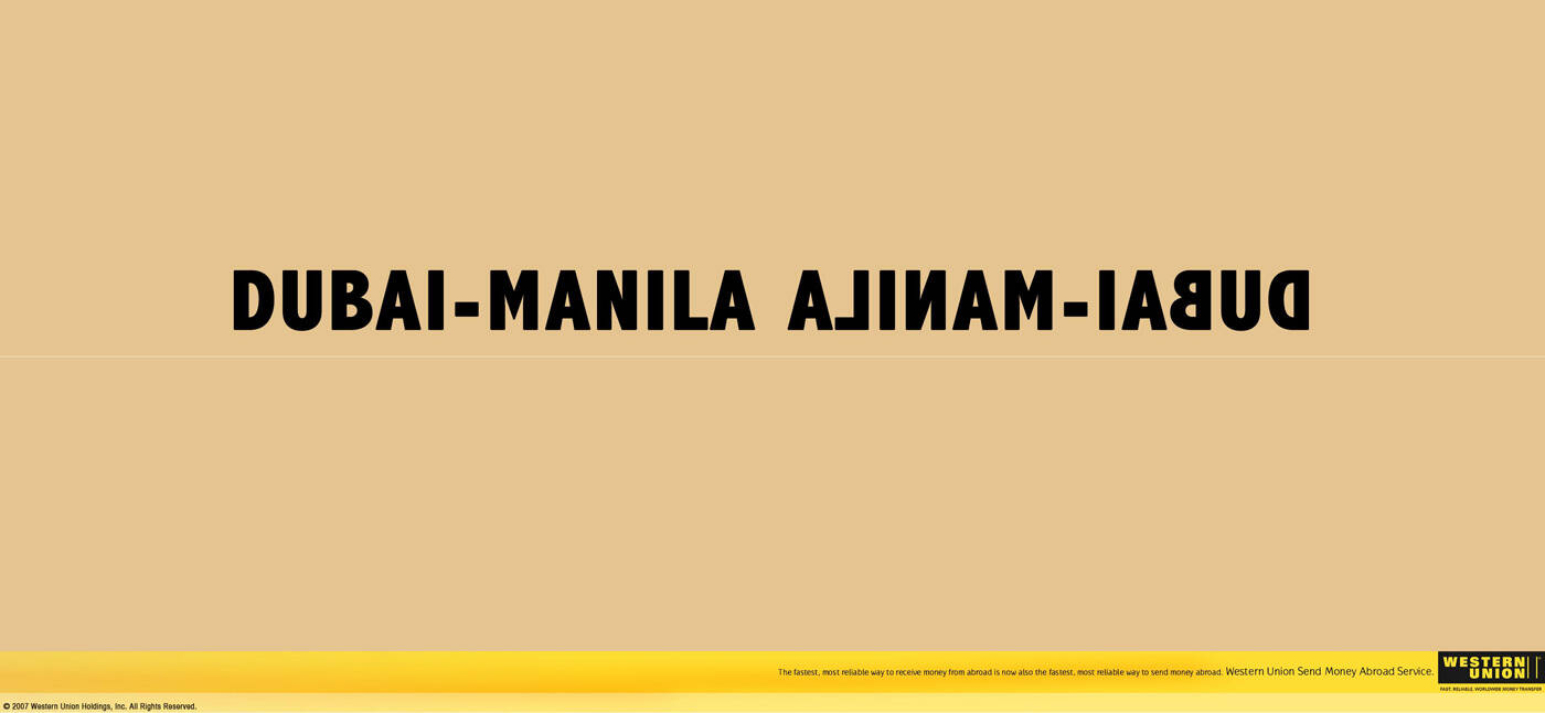 Western Union Dubai Manila, New York Manila, Hong Kong Manila