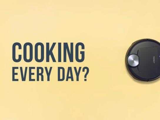 Cooking every day? Deebot every day!, Сrunching every day...