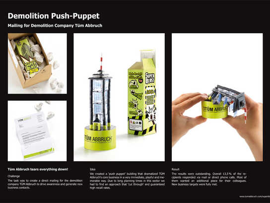 Demolition Push Puppet