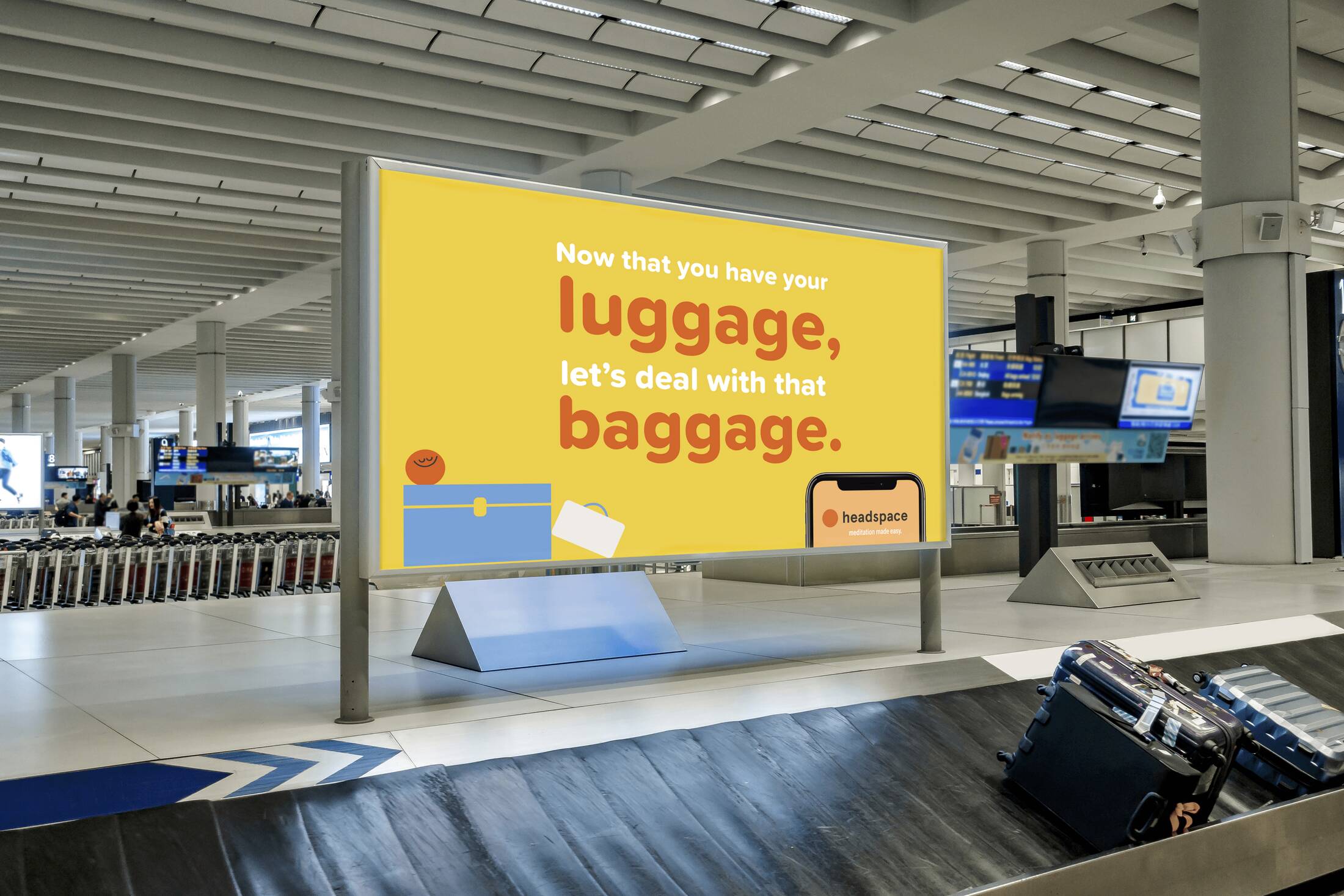 Airport Baggage Claim Advertising