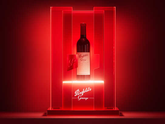 Penfolds elevates its flagship wine Grange into an in-store spectacle, designed by Denomination
