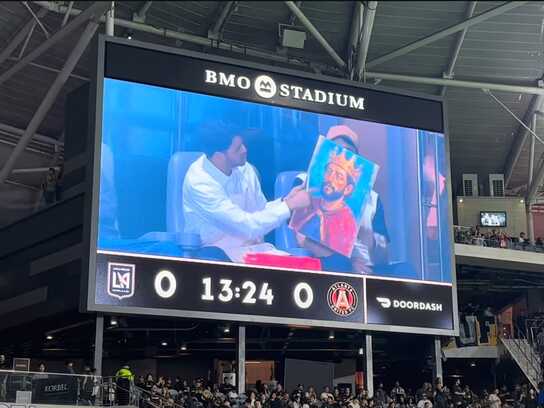 LAFC Jumbotron Stunt