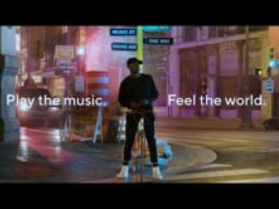 Play the music. Feel the world