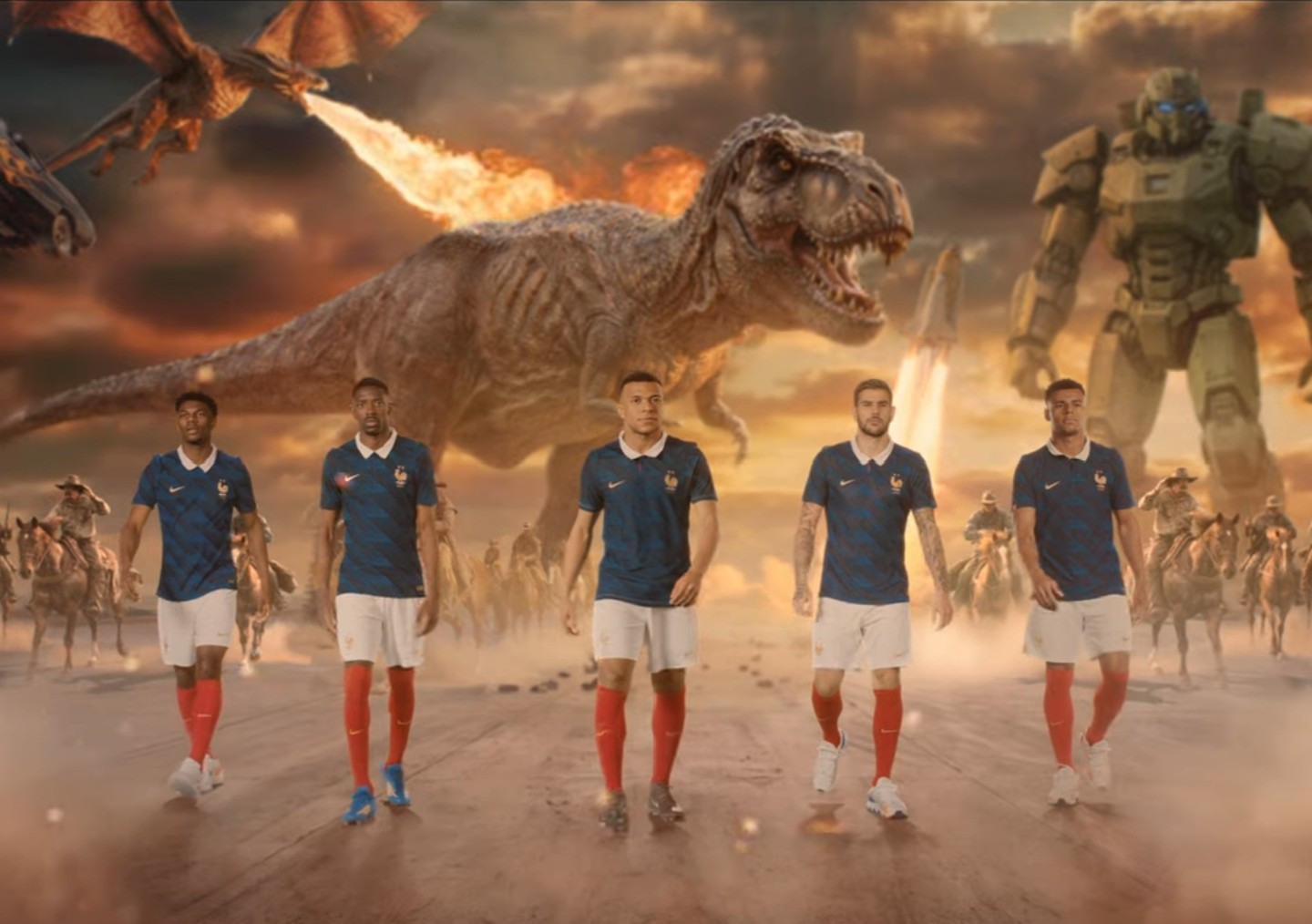 Les Bleus arrive in America. And they’re not here to play act Image