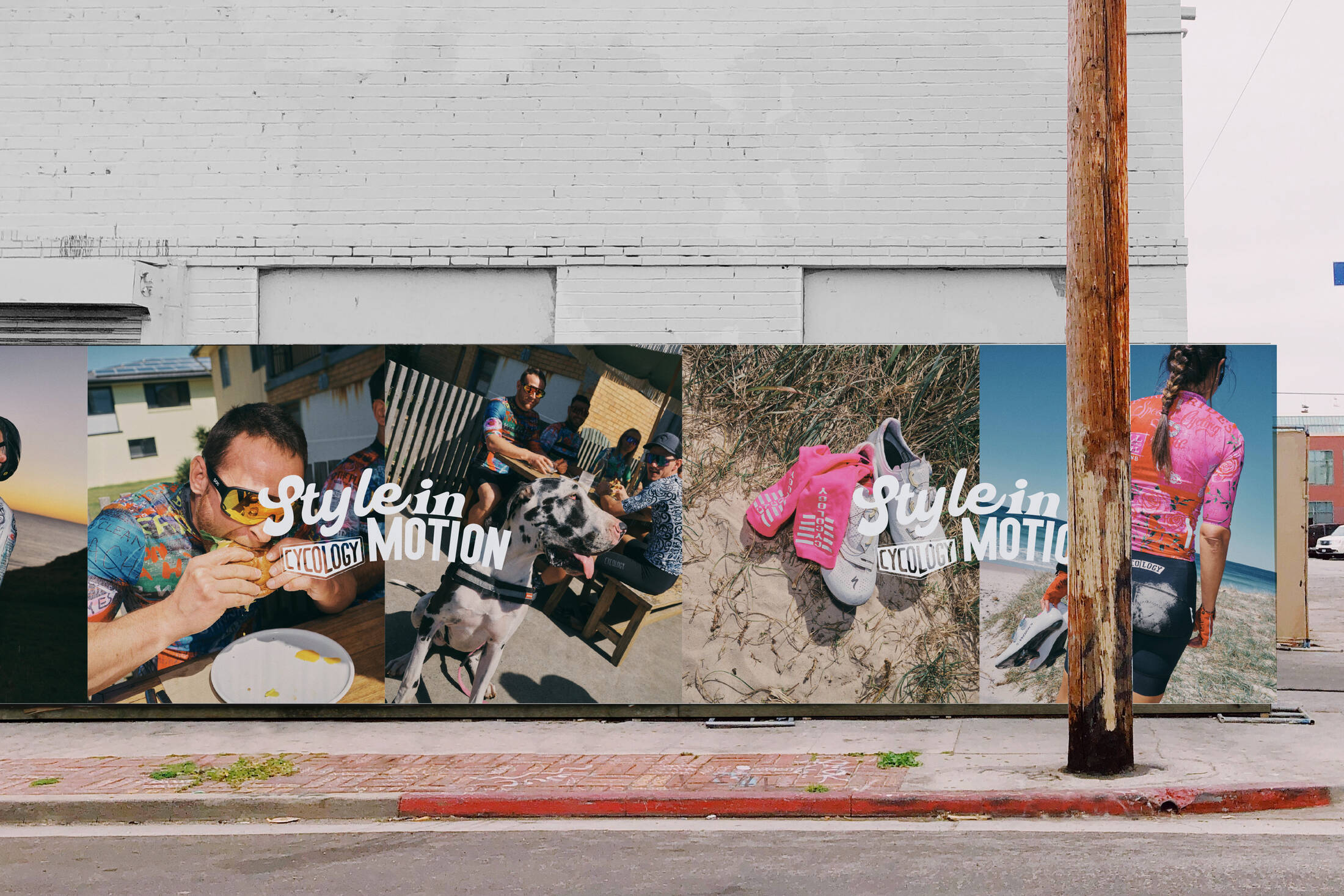 Cycology Gear Style in Motion OOH installation