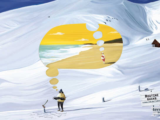 Routine sucks, Snow, Routine sucks, Field