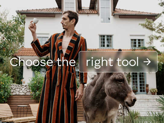 The One With The Pool | Choose the right tool