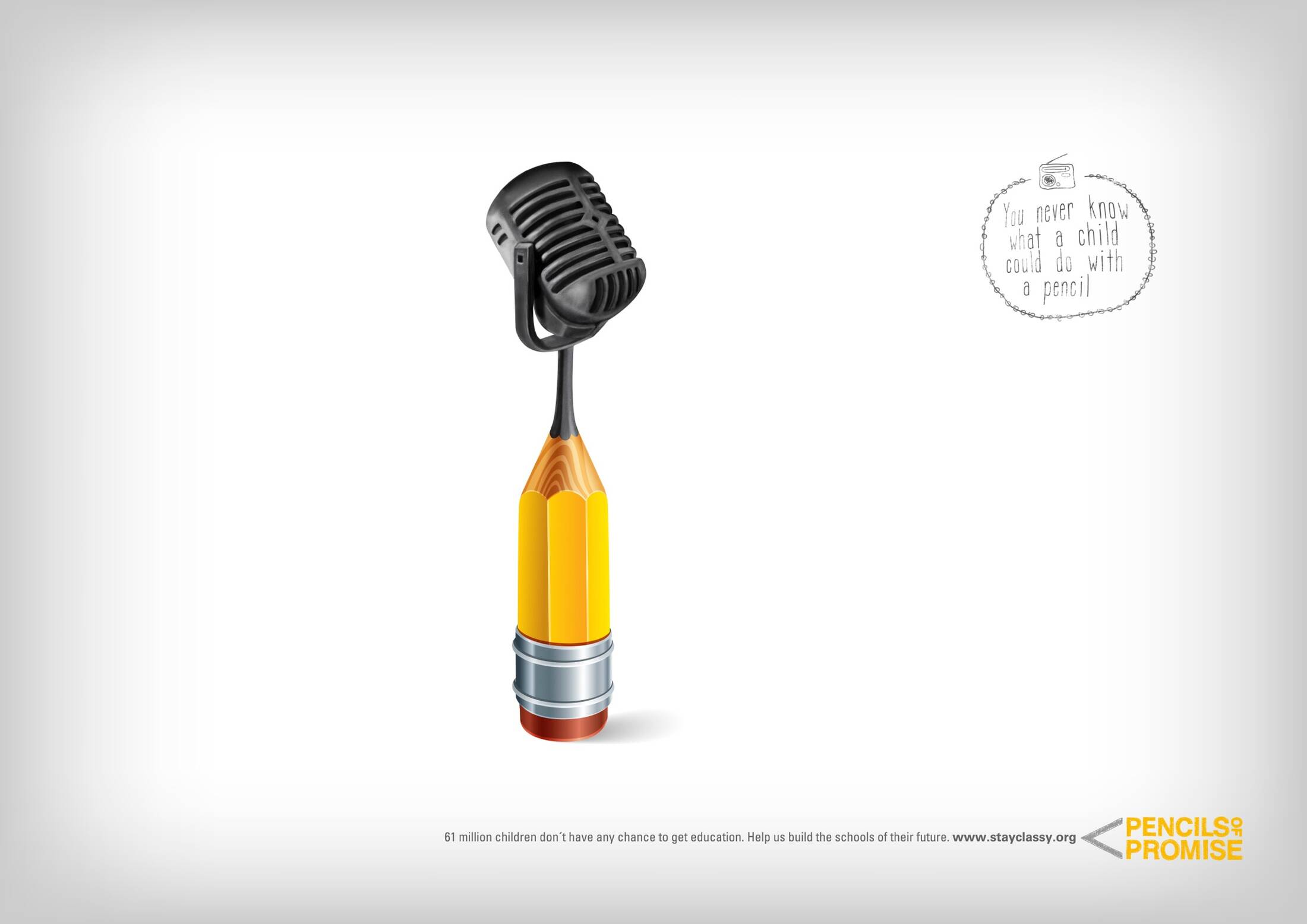 Pencils of Promise Pencil • Ads of the World™ Part of The Clio Network