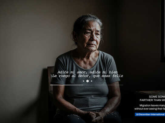 The sound of migration