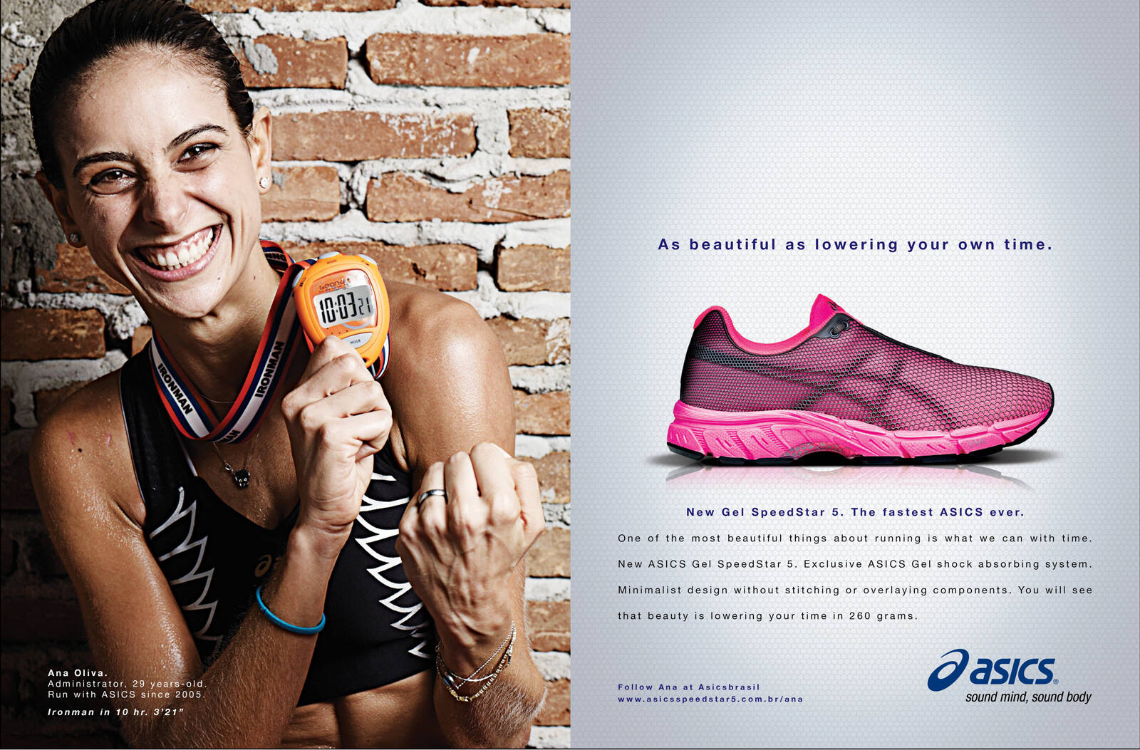 Asics pubblicità store