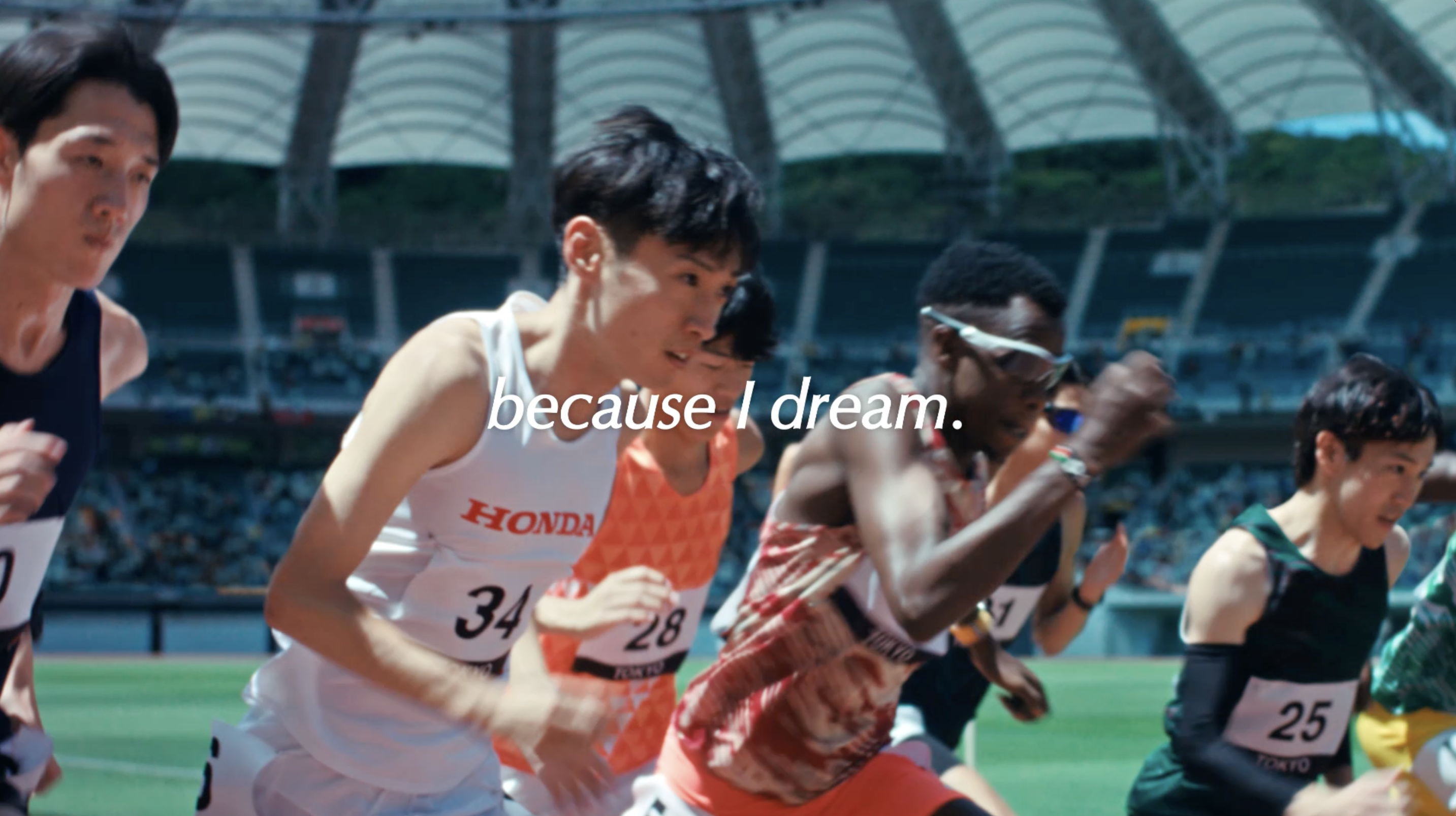 I run, again and again, because I dream. Image
