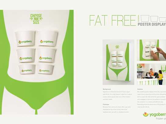 Fat Free Poster Display