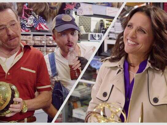 Barely Legal Pawn, feat. Bryan Cranston, Aaron Paul and Julia Louis-Dreyfus