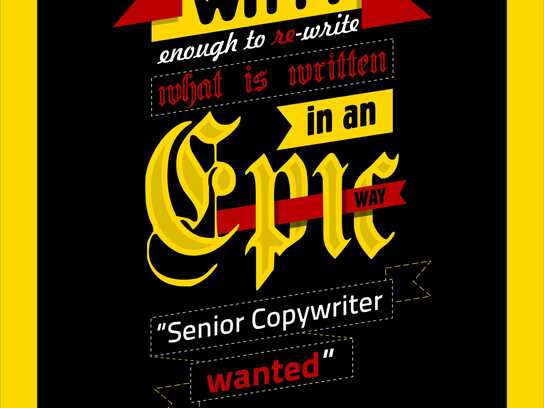 Copywriter wanted