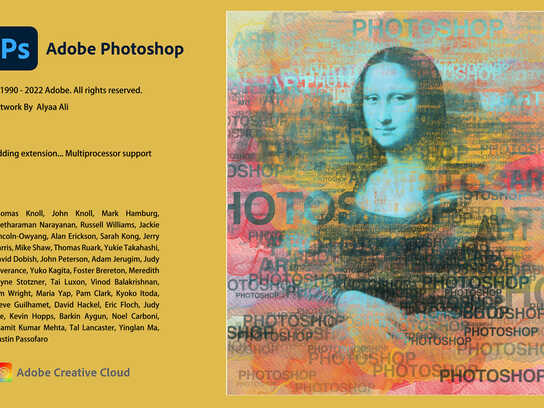 Photoshop Interfaces (inspired by paintings by artists )