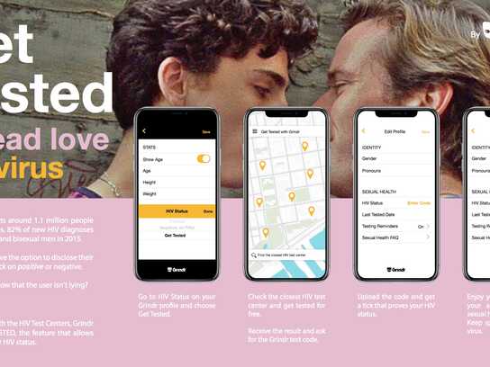 Grindr: Get Tested.