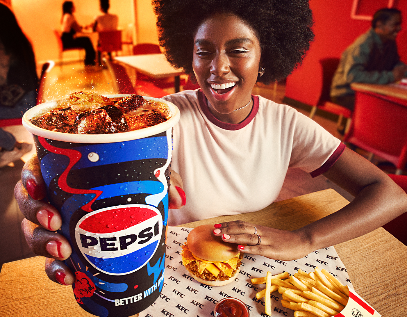 KFC Doritos Zinger — Better with Pepsi Image