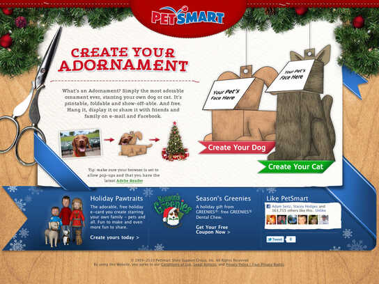 Pet Adornaments, Holiday Pawtraits