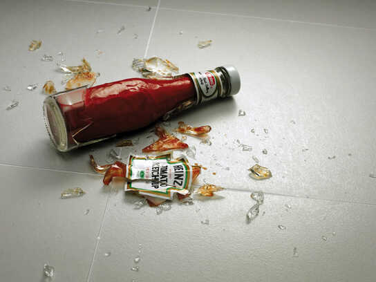 Broken bottle