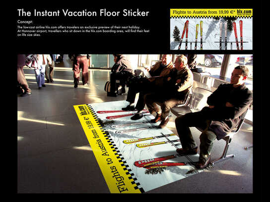 Floor sticker