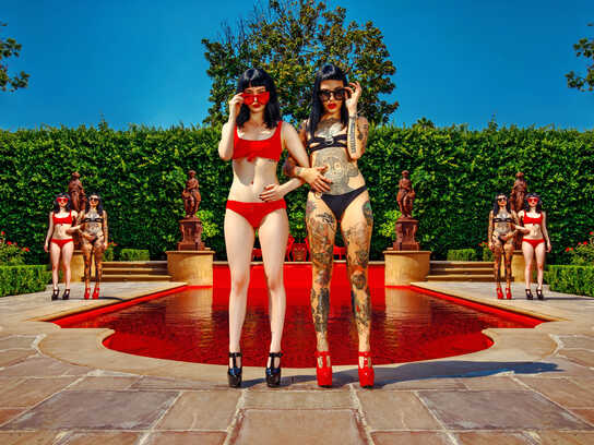 Poolside
