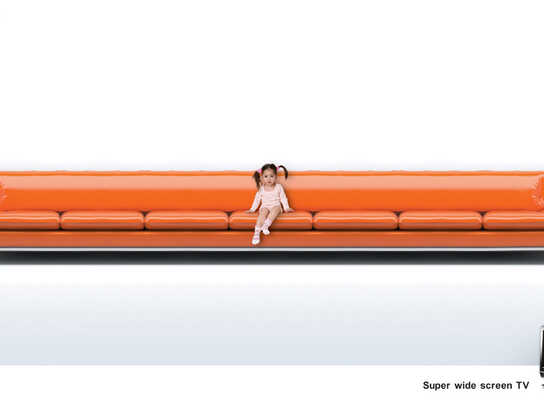 Orange couch