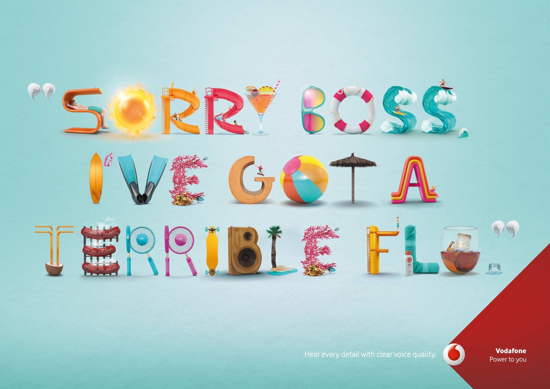 Vodafone Creative Text Ad