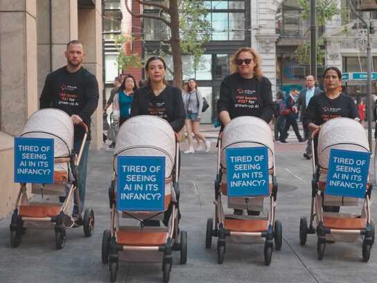 Grown-up AI vs. Baby AI